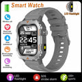 Men Sports Smart Watch 1.71 Screen Blood Oxygen Bluetooth Talking Watch Multi Sport LED Flashlight Outdoor Smart Watch MA27